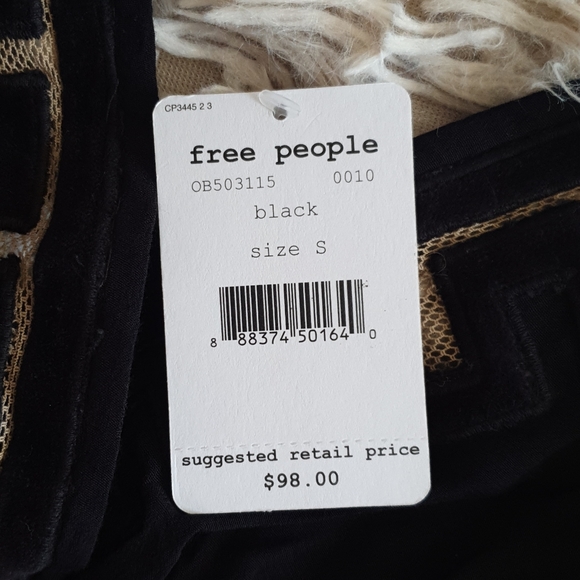 NWT Free People Deep V top - Picture 2 of 4